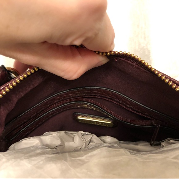 Burgundy Rosetti handbag - Picture 7 of 8